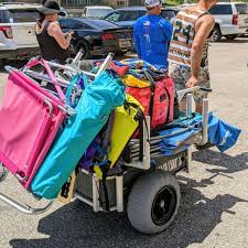Best beach cart with balloon tires. Ultimate Beach Cart Xl Beach Cart With Balloon Wheels