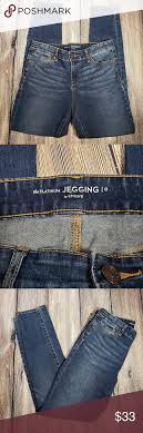 Chicos 0 Platinum Denim Jegging Jeans Great Condition