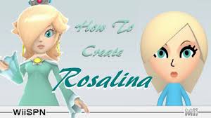 Mii Make How To Create Rosalina Youtube