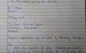 Take care of the following points when you write the letter: Bio Data For Job Application Class 12 Bio Data For Marriage Marriage Biodata Format Biodata Format