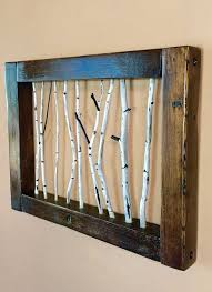 Birch Tree Wall Art Rustic Wall Art Aspen Tree Wall Art Birch Tree Wall Art 3d Etsy Birch Tree Art Rustic Wall Art Wall Art Birch Trees
