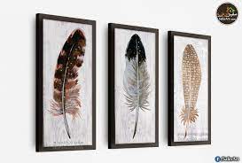 تابلوهات مودرن ريش سفير ارت للديكور feather decor home decor