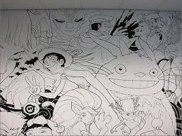 Gamer Anime Mural Mural Anime Wall Art Anime