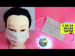 5 Dk Da Hallet Kendi Maskeni Kendin Yap Onlem Alalim Maske Yapimi Diy Face Mask Kendin Yap Youtube Maskeler Kendin Yap Elde Nakis