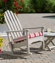 All Weather Adirondack Rocker Wooden Outdoor Furniture Adirondack Outdoor Furniture