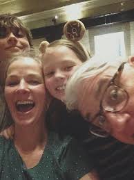 I miss my family back home. And who doesn't want to rock a hair band with  donuts?