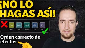 ¡NO LO HAGAS ASÍ! ⚠️ El orden correcto de efectos en la NUX MG30
