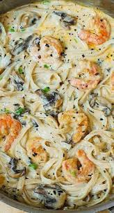 Fettucine Aux Champignons Et Aux Crevettes Sauce Cremeuse Recettes Recettes Simples Et Geniales Ma Fourche Recettes De Cuisine Cuisine Recette De Plat