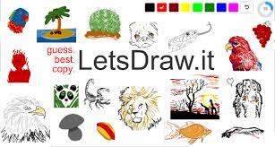 Play pictionary with anyone in the world! Online Drawing Games Guess And Draw Drawing Contest Pictionary Copy Picture Letsdrawit
