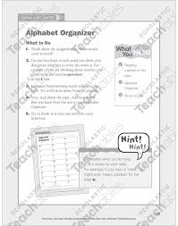 Abc brainstorm graphic organizer for google classroom. Alphabet Organizer Vocabulary Learning Center By