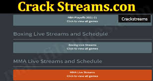 The website shows some of the mma streams for free, but not all. Crack Streams Con Jun Get The Wrestling Match Details