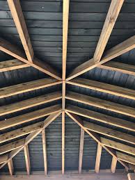 Pin By Veena C On Garden Roof Design Small Wooden House Timber Framing