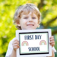 First Day of School Printable Signs