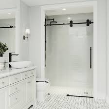 Width, frameless sliding shower door, 3/8 glass, chrome finish. Vigo Elan 48 52 W X 74 H Single Sliding Frameless Shower Door With Rollerdisk Technology Reviews Wayfair