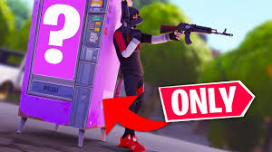 Check out the vending machine locations for season 10 (x) of fortnite battle royale. Vending Machine Only Challenge In Fortnite Youtube