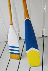 Rambling Renovators Diy Nautical Painted Oars And A Beachy Porch In Progress Painted Oars Nautical Diy Nautical Oars