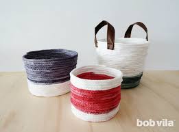 Glue the end of the first rope onto the basket. Make A Rope Basket No Sewing Required Bob Vila