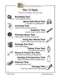 Ten ways to untwist your thinking: Toolbox Tools Flyer Parentage Social Emotional Learning Play Cognitive Behavioral Worksheets Printable Line Graph Addition Practice Act Sample Test Everyday Math Standard Jaimie Bleck