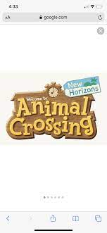 Animal Crossing New Horizons Title Animal Crossing Animals Logo