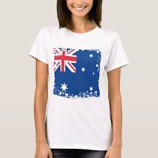 Abstract Australia Flag Australian Colors T Shirt Zazzle Com Australian Colors Tshirt Colors Australia Flag