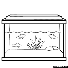 Sea turtles live in warm the equatorial and tropical marine waters. Tropical Fish Tank Coloring Page