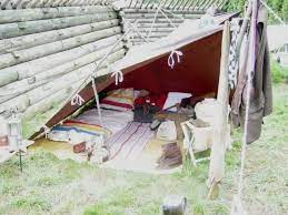 Fur Trade Style Diamond Shelter Camping Survival Bushcraft Camping Wilderness Survival Skills
