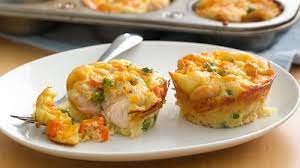 Impossibly Easy Mini Chicken Pot Pies Recipe Bettycrocker Com