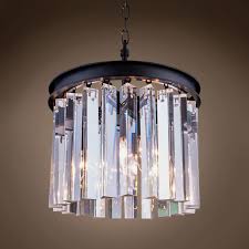 Odeon Fringe Crystal Pendant Light Italian Concept