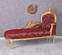 Suede modern leather sofa set at 80000 inr in new delhi id c5948497. Barock Sofa Vintage Recamiere Louis Xv Liege Couch Cat590a05 Palazzo Exklusiv Amazon De Kuche Haushalt Wohnen