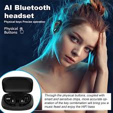 Wireless Earbuds Bluetooth Headphones TWS Waterproof with Microphone