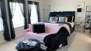 Dressing Up My Master Bedroom Black Pink Silver Theme Bedroom Tour Ft California Design Den Yout Pink Bedroom Decor Fancy Bedroom Pink Black Bedrooms