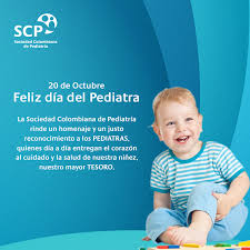 Toque na imagem para baixar a imagem com qualidade. 20 De Octubre Feliz Dia Del Pediatra Sociedad Colombiana De Pediatria Scp
