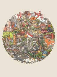 Naiise is known for its love of quirky knick knacks with singaporean flavor, and it even though jewel's got a myriad of shopping options, naiise iconic stands out among the mass market crowd for. Blog Singapore Art Inspirational Artwork Round Artwork