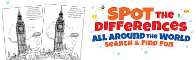 Solve over 8 spot the difference games, pictures & puzzles for free, no downloads required. Spot The Differences All Around The World Search Find Fun Dover Children S Activity Books Espinosa Genie 9780486838021 Amazon Com Books