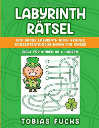 Hier lassen sich kostenlos rätsel für kinder ab 7 jahre / schüler ab klasse 2 mit lösung abrufen und auch nach eigenen wünschen erstellen. Labyrinth Ratsel Fur Kinder Das Grosse Labyrinth Buch Geniale Konzentrationsubungen Fur Kinder Ideal Fur Kinder Ab 6 Jahren German Edition Fuchs Tobias 9798636358343 Amazon Com Books