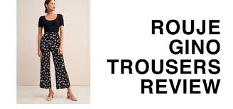 rouje gino trousers review summer in the shape of slacks