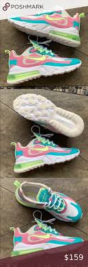 Nike W Air Max 270 React White Barely Volt In 2020 Air Max Women Air Max 270 Air Max 95 Blue
