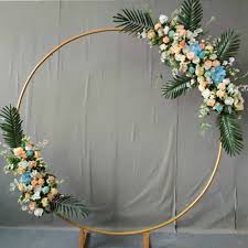 Great savings free delivery / collection on many items. Tall Round Wedding Arch Wedding Decor Wedding Backdrop Flower Etsy