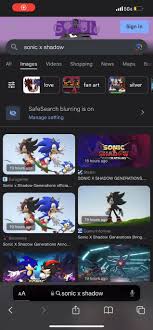 Sonic X Shadow Google Results