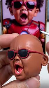 Crafting Little Black Boy in Iron Man's armor