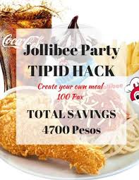 Children S Birthday Party Food List Philippines Jollibee Party Tipid Hack Party Hacks Birthday Party Hacks Jollibee
