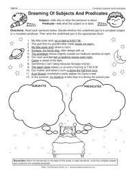 Dreaming Of Subjects And Predicates Lesson Plans The Mailbox Subject And Predicate Subject And Predicate Worksheets Predicates