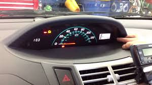 Small light available on the button of the panel. Reset Oil Maintenance Light 2007 To 2013 Toyota Yaris Youtube