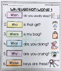 Wh questions with do or does grade/level: English Safari Free Wh Questions Worksheets And Facebook
