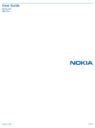 NOKIA 207 USER MANUAL Pdf Download ...