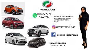 Kerjakosong.co akan kongsikan kepada anda mengenai harga kereta axia 2019 termasuklah berapa gaji minimum yang melayakkan anda mendapatkan pinjaman bank. Perodua Ipoh Perak Posts Facebook
