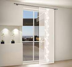 Gardinen badezimmer küchenfenster gardinen faltrollo gardinen wohnzimmer modern modernes design wohnung einrichten badezimmer ohne fenster sichtschutz fenster innen raffrollo ideen. Schiebevorhange Elegant Und Modern Mein Gardinenshop De Terrassentur Vorhange Vorhange Gardine Balkontur