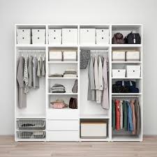 Platsa Wardrobe With 7 Doors 3 Drawers White Sannidal Ridabu Ikea Ikea Wardrobe Ikea Drawers