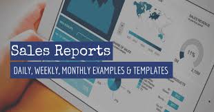 sales report examples templates for daily weekly monthly