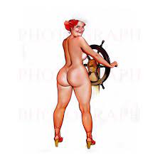 Hilda Pinup Naked Nude Remastered Voluptuous Pin-up Prime - Etsy